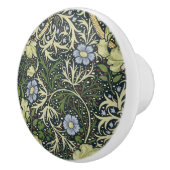 William Morris Seaweed Pattern Floral  Art Keramische Knop (Rechts)