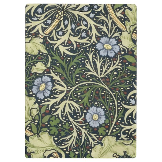 William Morris Seaweed Pattern Floral  Art Klembord (Achterkant)