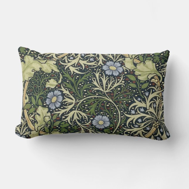 William Morris Seaweed Pattern Floral  Art Kussen (Voorkant)