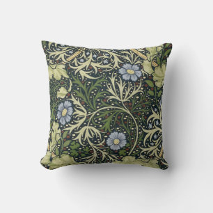 William Morris Seaweed Pattern Floral  Art Kussen