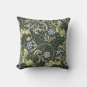 William Morris Seaweed Pattern Floral  Art Kussen