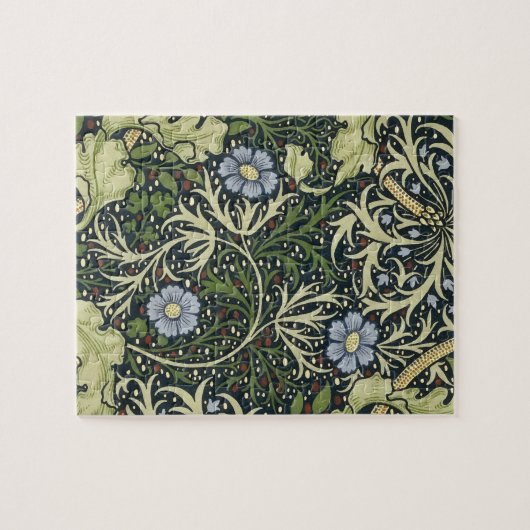 William Morris Seaweed Pattern Floral  Art Legpuzzel (Horizontaal)