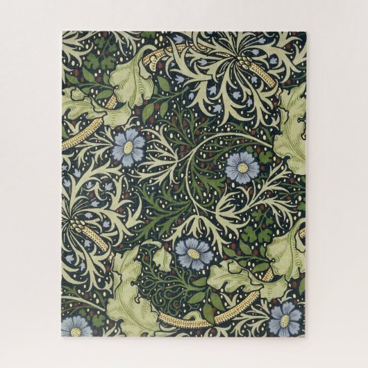 William Morris Seaweed Pattern Floral  Art Legpuzzel (Verticaal)