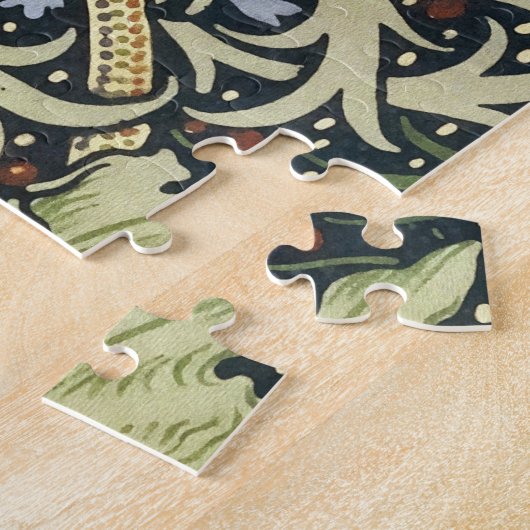 William Morris Seaweed Pattern Floral  Art Legpuzzel (Zijkant)