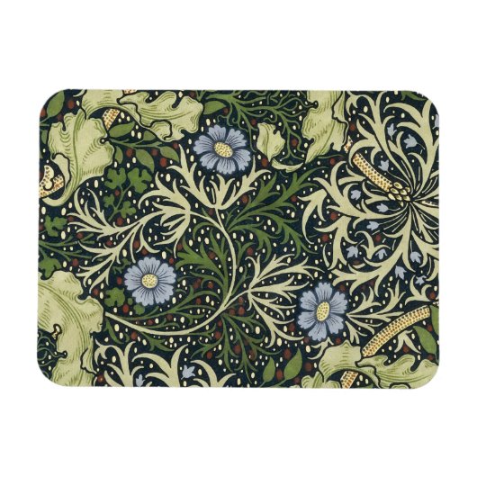 William Morris Seaweed Pattern Floral  Art Magneet (Horizontaal)