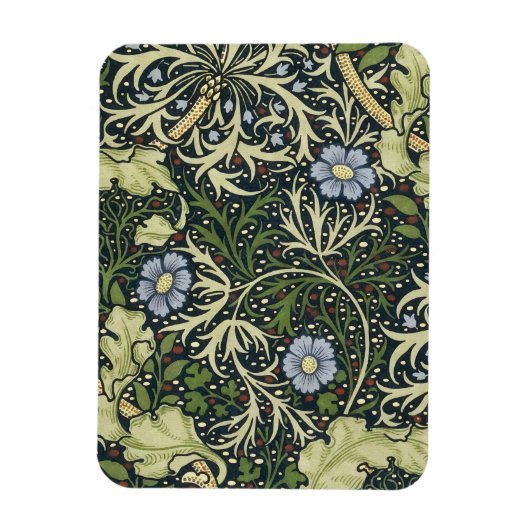 William Morris Seaweed Pattern Floral Art Magneet (Verticaal)