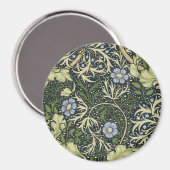 William Morris Seaweed Pattern Floral Art Magneet (Voorkant / Achterkant)