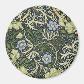 William Morris Seaweed Pattern Floral  Art Magneet (Voorkant)