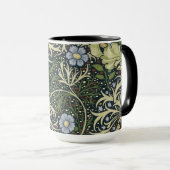 William Morris Seaweed Pattern Floral  Art Mok (Voorkant rechts)