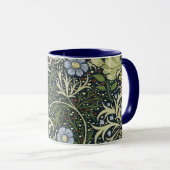 William Morris Seaweed Pattern Floral  Art Mok (Voorkant rechts)