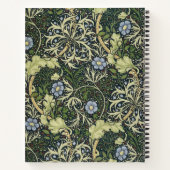 William Morris Seaweed Pattern Floral  Art Notitieboek (Achterkant)