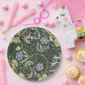 William Morris Seaweed Pattern Floral  Art Papieren Bordje (Feest)