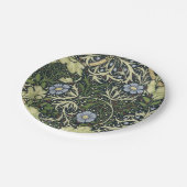William Morris Seaweed Pattern Floral  Art Papieren Bordje (Gekanteld)