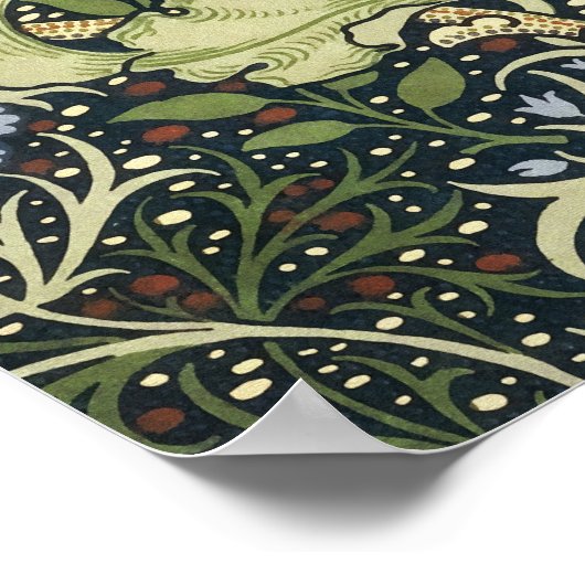 William Morris Seaweed Pattern Floral  Art Poster (Hoek)