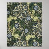 William Morris Seaweed Pattern Floral  Art Poster (Voorkant)