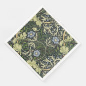 William Morris Seaweed Pattern Floral  Art Servet (Hoek)