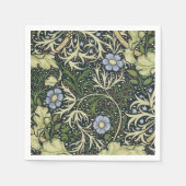 William Morris Seaweed Pattern Floral Art Servetten (Voorkant)