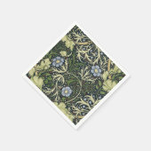 William Morris Seaweed Pattern Floral  Art Servetten (Hoek)