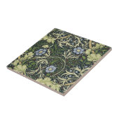 William Morris Seaweed Pattern Floral  Art Tegeltje (Zijkant)