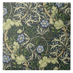 William Morris Seaweed Pattern Floral  Art Tegeltje