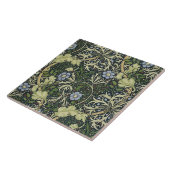 William Morris Seaweed Pattern Floral  Art Tegeltje (Zijkant)