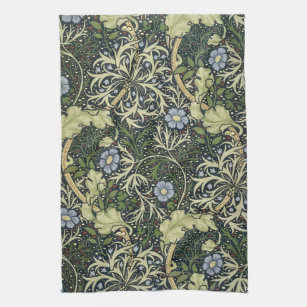 William Morris Seaweed Pattern Floral  Art Theedoek