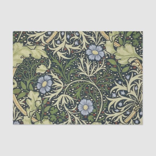 William Morris Seaweed Pattern Floral  Art Tissuepapier (Voorkant)