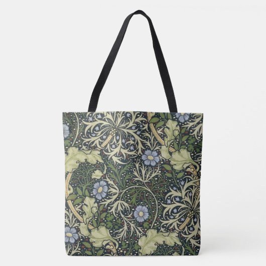 William Morris Seaweed Pattern Floral  Art Tote Bag (Voorkant)