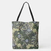 William Morris Seaweed Pattern Floral  Art Tote Bag (Achterkant)