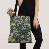 William Morris Seaweed Pattern Floral  Art Tote Bag (Dichtbij)
