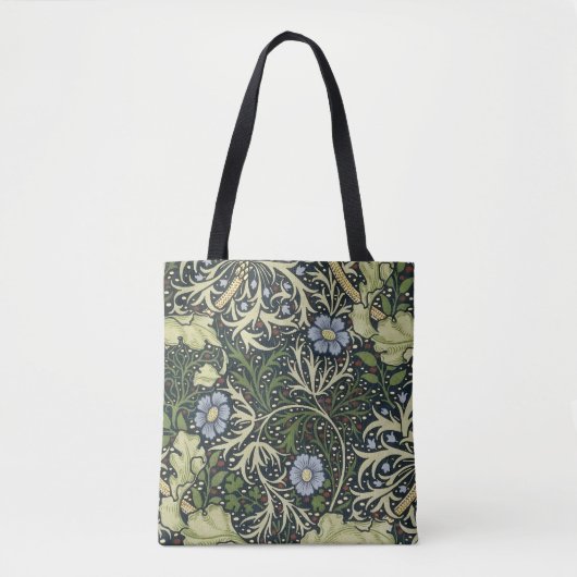 William Morris Seaweed Pattern Floral  Art Tote Bag (Voorkant)