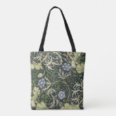 William Morris Seaweed Pattern Floral  Art Tote Bag (Achterkant)