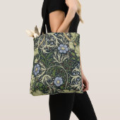 William Morris Seaweed Pattern Floral  Art Tote Bag (Dichtbij)