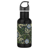 William Morris Seaweed Pattern Floral Art Waterfles (Voorkant)