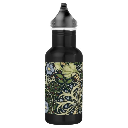 William Morris Seaweed Pattern Floral Art Waterfles (Rechts)