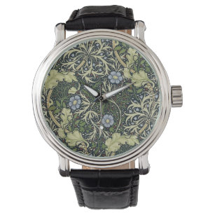William Morris Seaweed Pattern Horloge