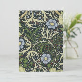 William Morris Seaweed Pattern Kaart (Staand voorkant)