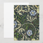 William Morris Seaweed Pattern Kaart (Voorkant / Achterkant)