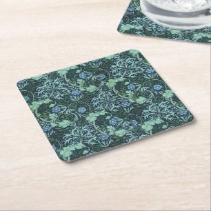 William Morris Seaweed Pattern Kartonnen Onderzetters