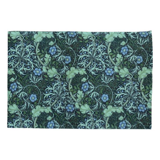 William Morris Seaweed Pattern Kussensloop (Achterkant-Links)