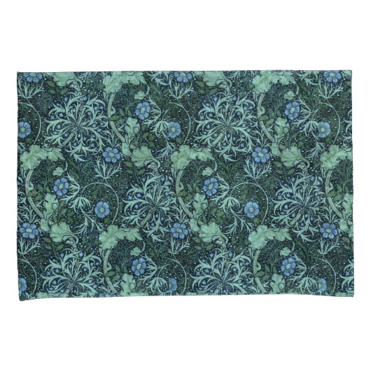 William Morris Seaweed Pattern Kussensloop (Voorkant-Rechts)