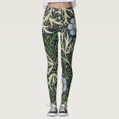 William Morris Seaweed Pattern Leggings (Voorkant)