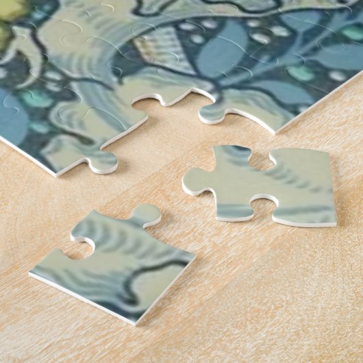 William Morris Seaweed Pattern Legpuzzel (Zijkant)