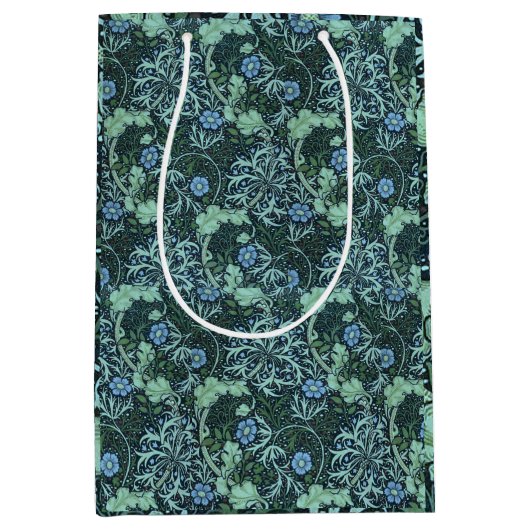 William Morris Seaweed Pattern Medium Cadeauzakje (Voorkant)