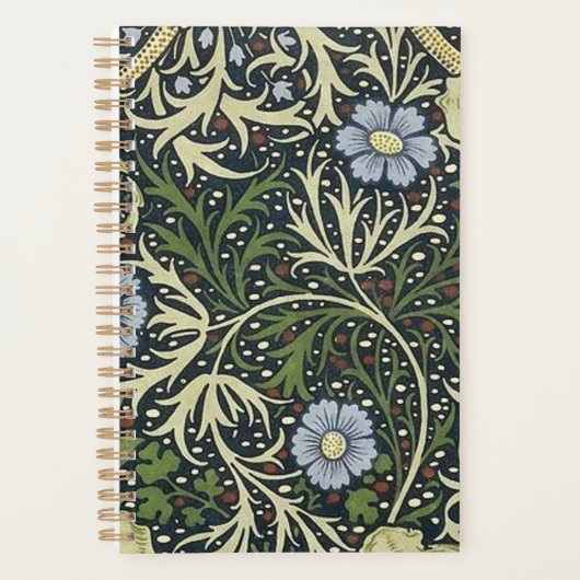 William Morris Seaweed Pattern Planner (Voorkant)