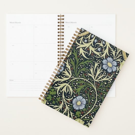 William Morris Seaweed Pattern Planner (Display)