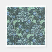 William Morris Seaweed Pattern Servet (Voorkant)