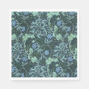 William Morris Seaweed Pattern Servet
