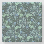 William Morris Seaweed Pattern Stenen Onderzetter (Voorkant)