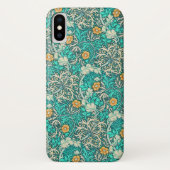  William Morris Seaweed Pattern Turquoise Case-Mate iPhone Case (Achterkant)